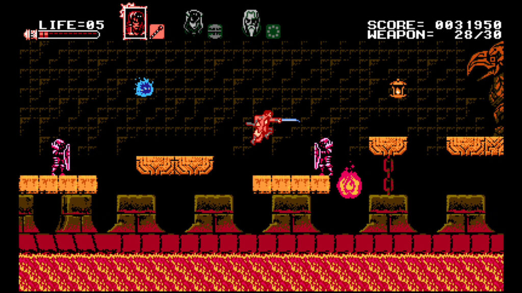 Bloodstained: Curse of the Moon screenshot